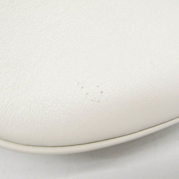 CELINE White Leather Shoulder Bag - Picture 6 of 15